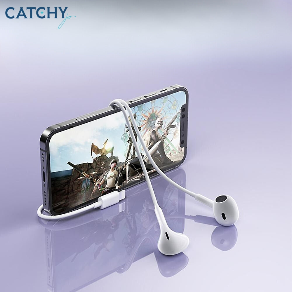 YESIDO YH37 Bluetooth Lightning Port Wired Earphone
