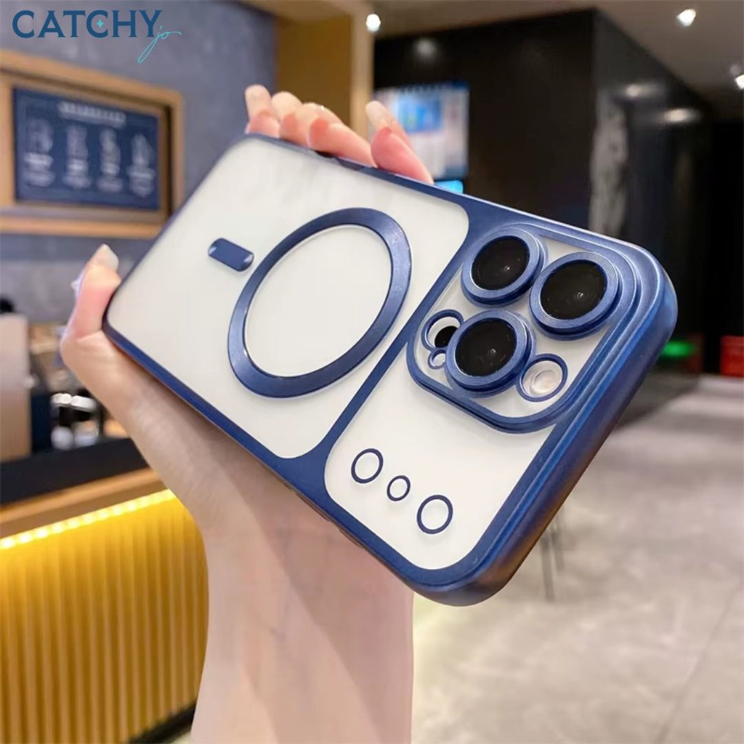 iPhone Camera Lens Electroplating Magnetic Case