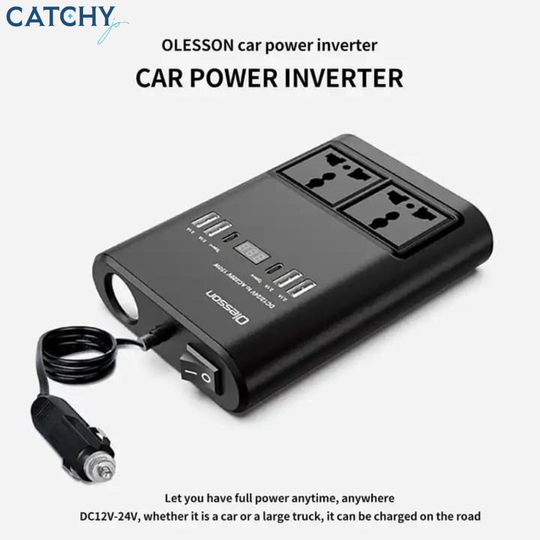 Olesson Car Charger Power Inverter (150W)