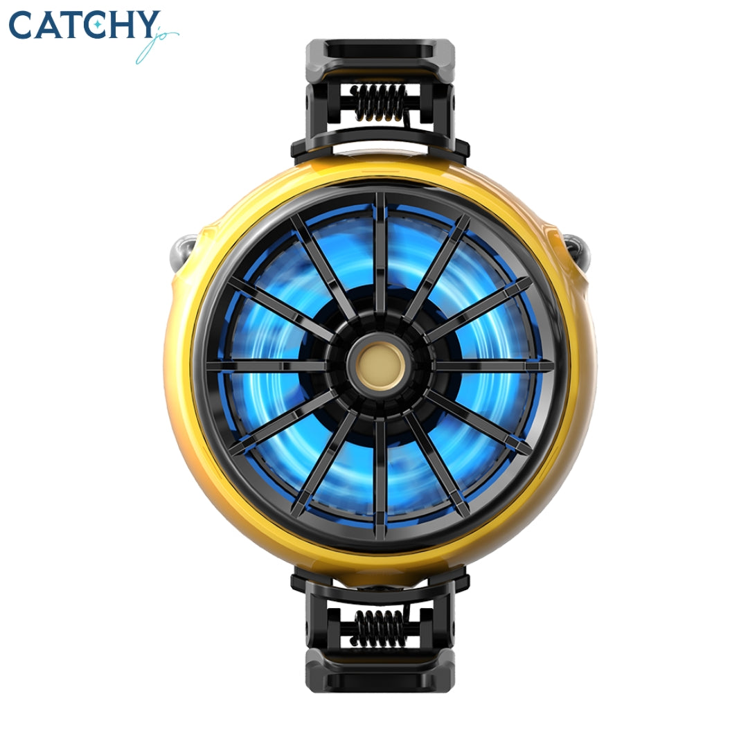 MEMO DLA6 Portable Phone Cooler With Blue Light Radiators Fans