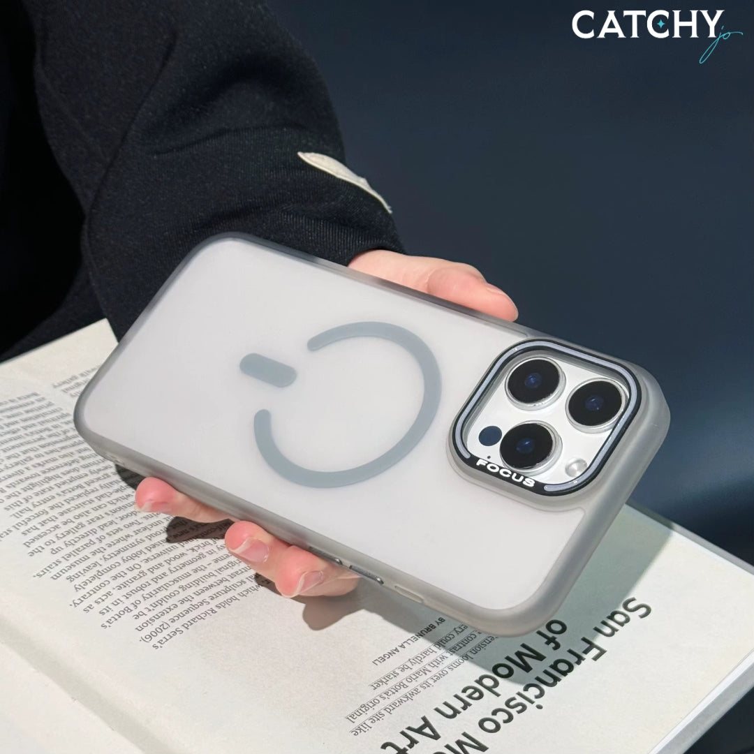 Stylish Frosted Jelly Magnetic iPhone Case