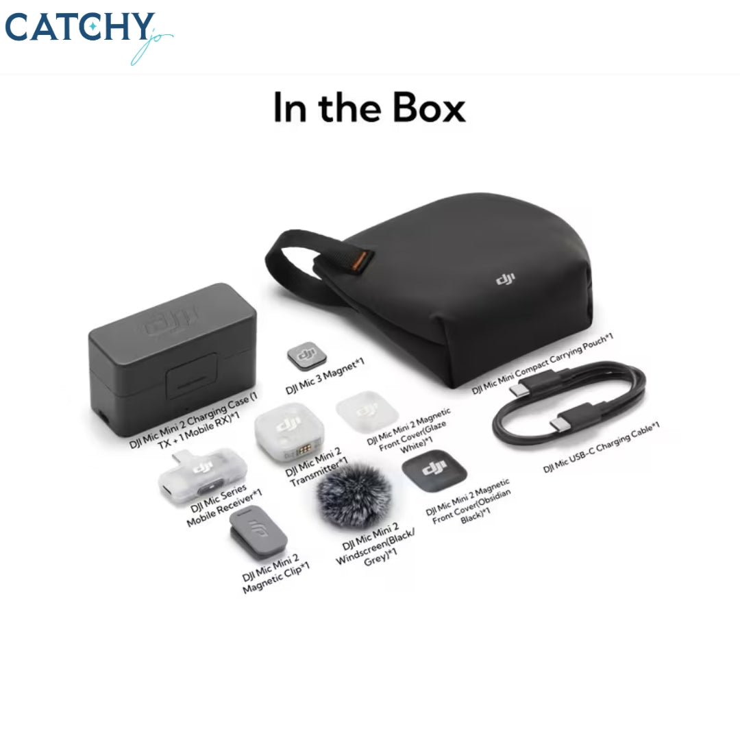 DJI Mic Mini 2 (1 TX + 1 Mobile RX + Charging Case) Microphone