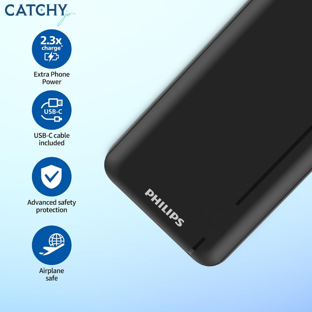 Philips DLP1812PB Power Bank 20W (10000mAh)