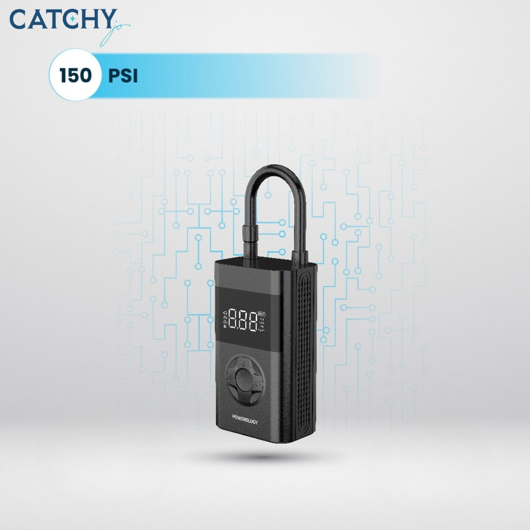 Powerology Ultra Portable Air Compressor Power Bank