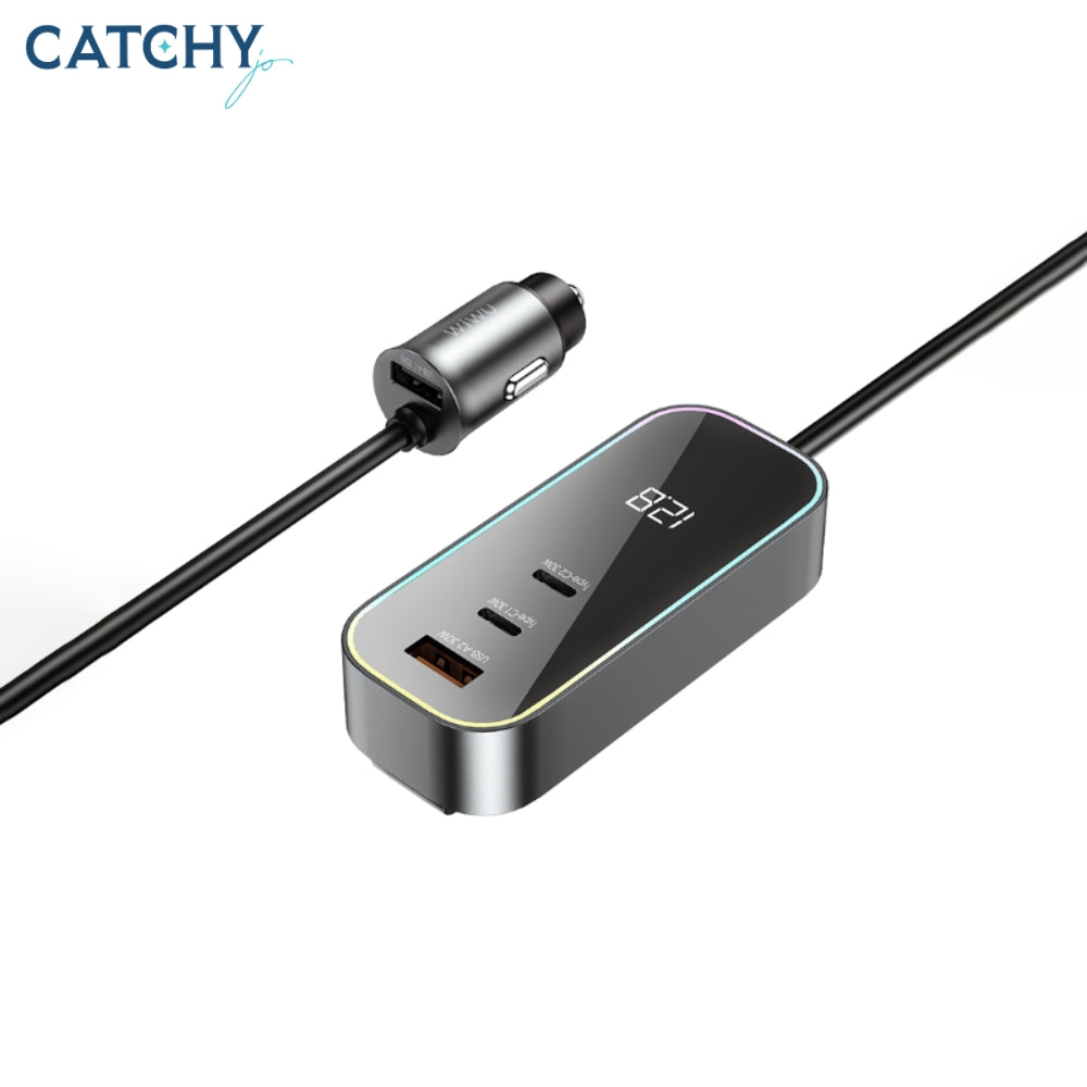 WiWU Fast Car Charger Multi-Port (120W)