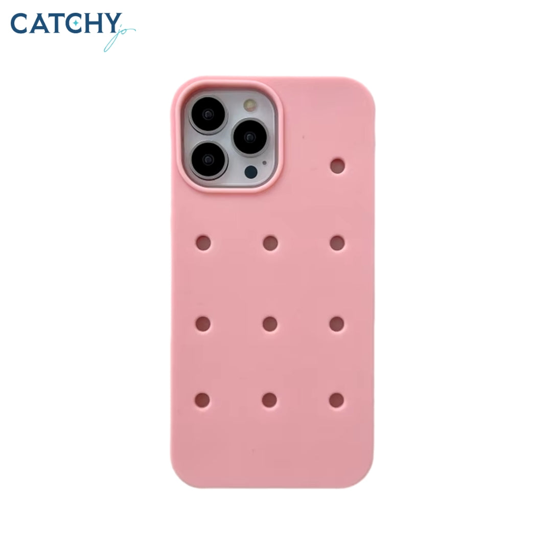 iPhone Silicone Charm Case (Comes With 4 Charms)
