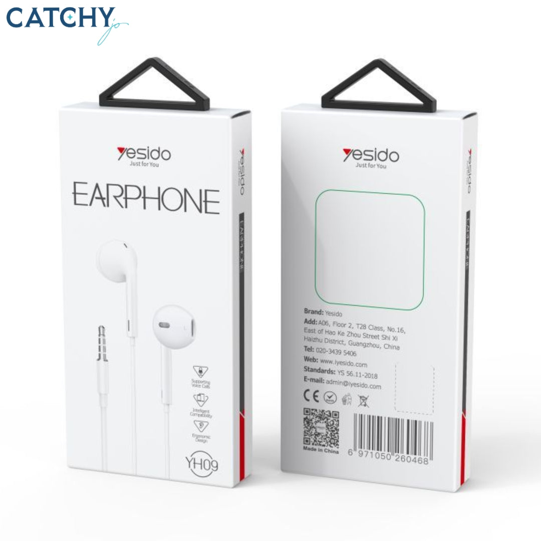 YESIDO YH09 Hifi Wired Earphone (3.5mm)