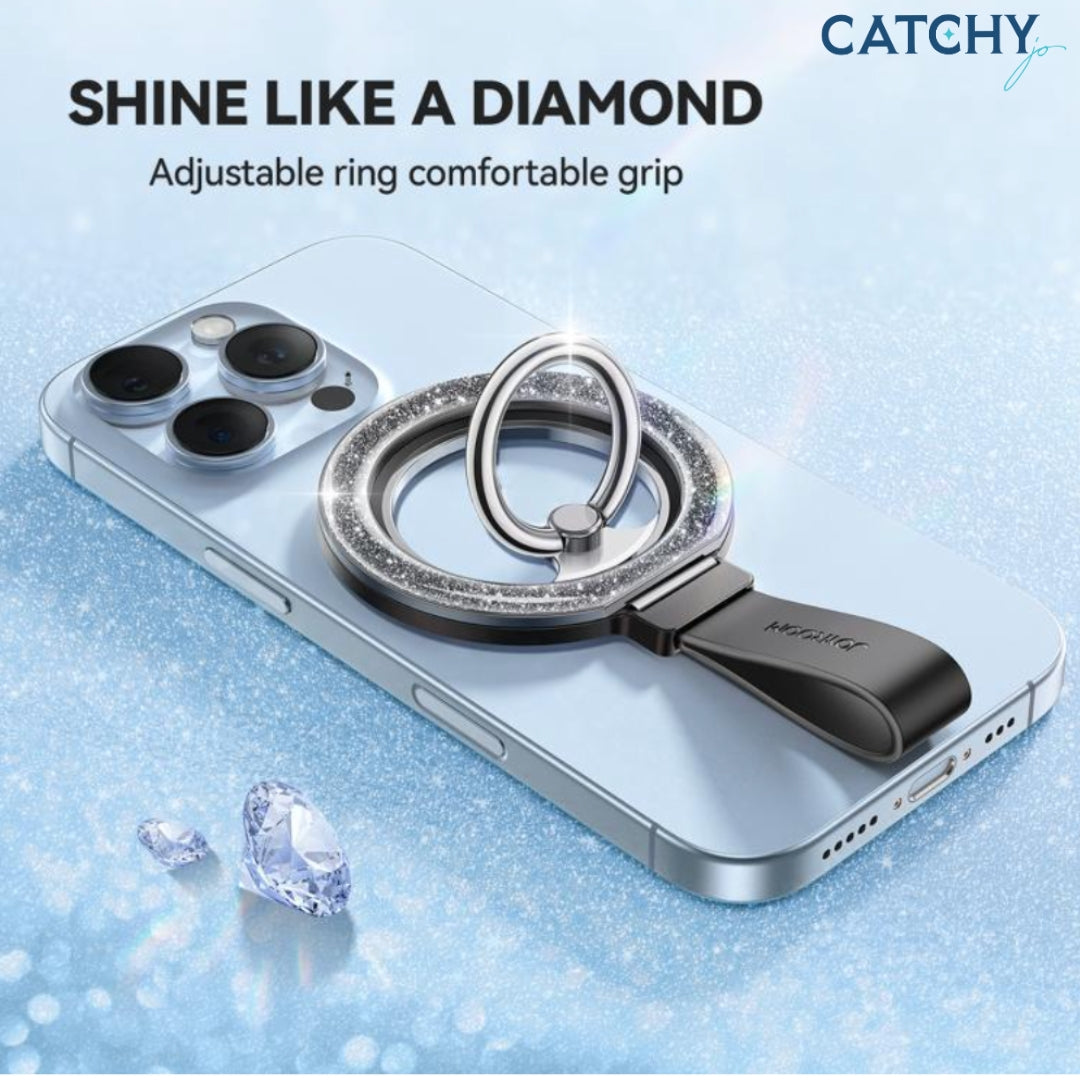 JOYROOM JR-ZS425 Magnetic MagSafe Phone Holder With Shiny Ring Buckle
