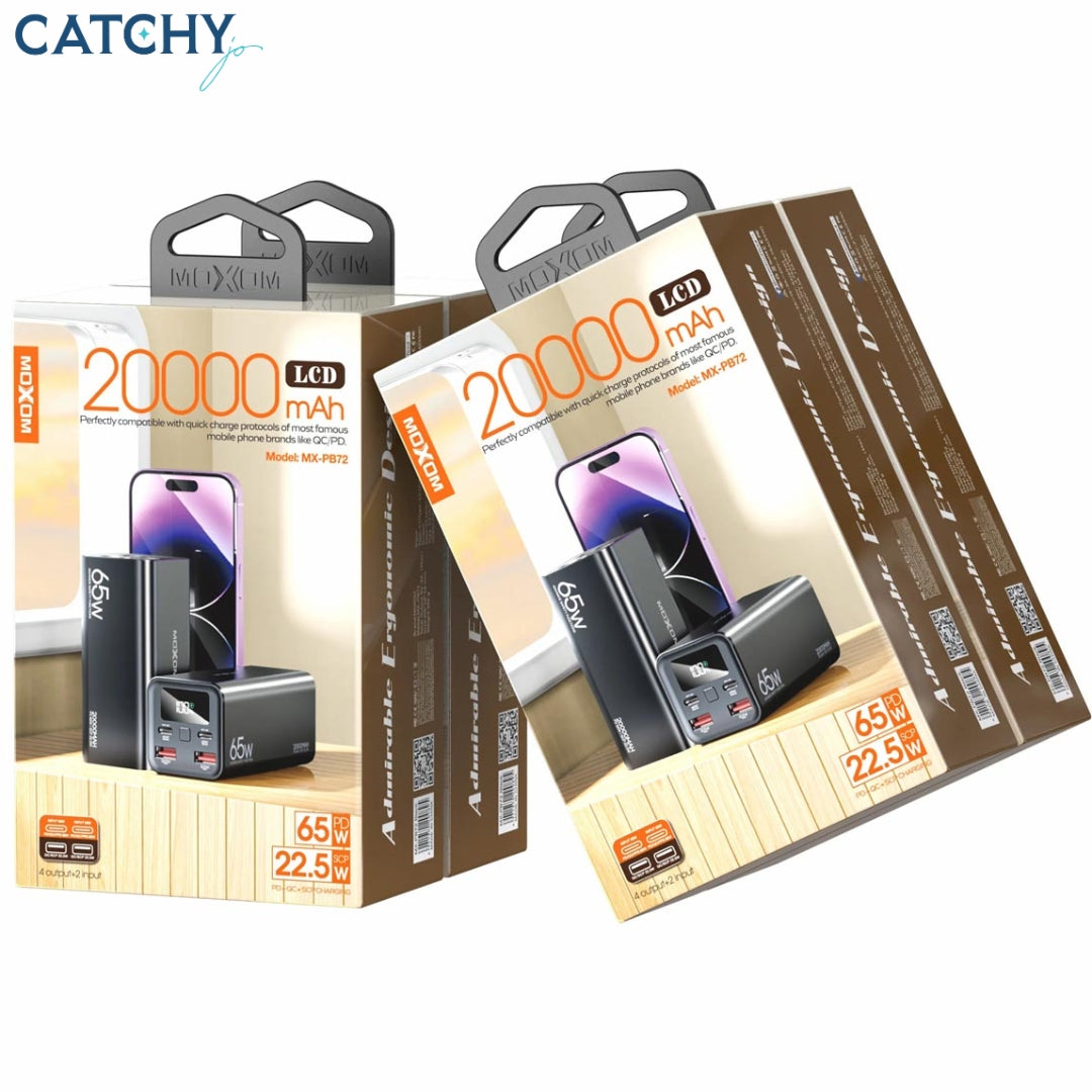 Moxom MX-PB72 LCD Power Bank (20000mAh)