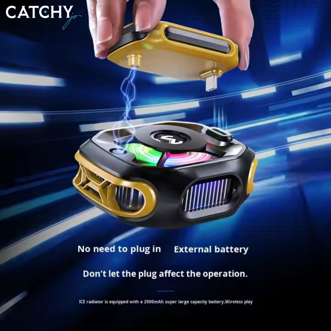 MEMO CX12 Mobile Phone Cooler Radiator With Digital Display&Battery