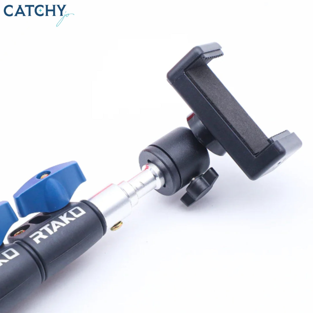 RTAKO RLD-001 Matte Finish Carbon Steel Tripod With Storage Bag