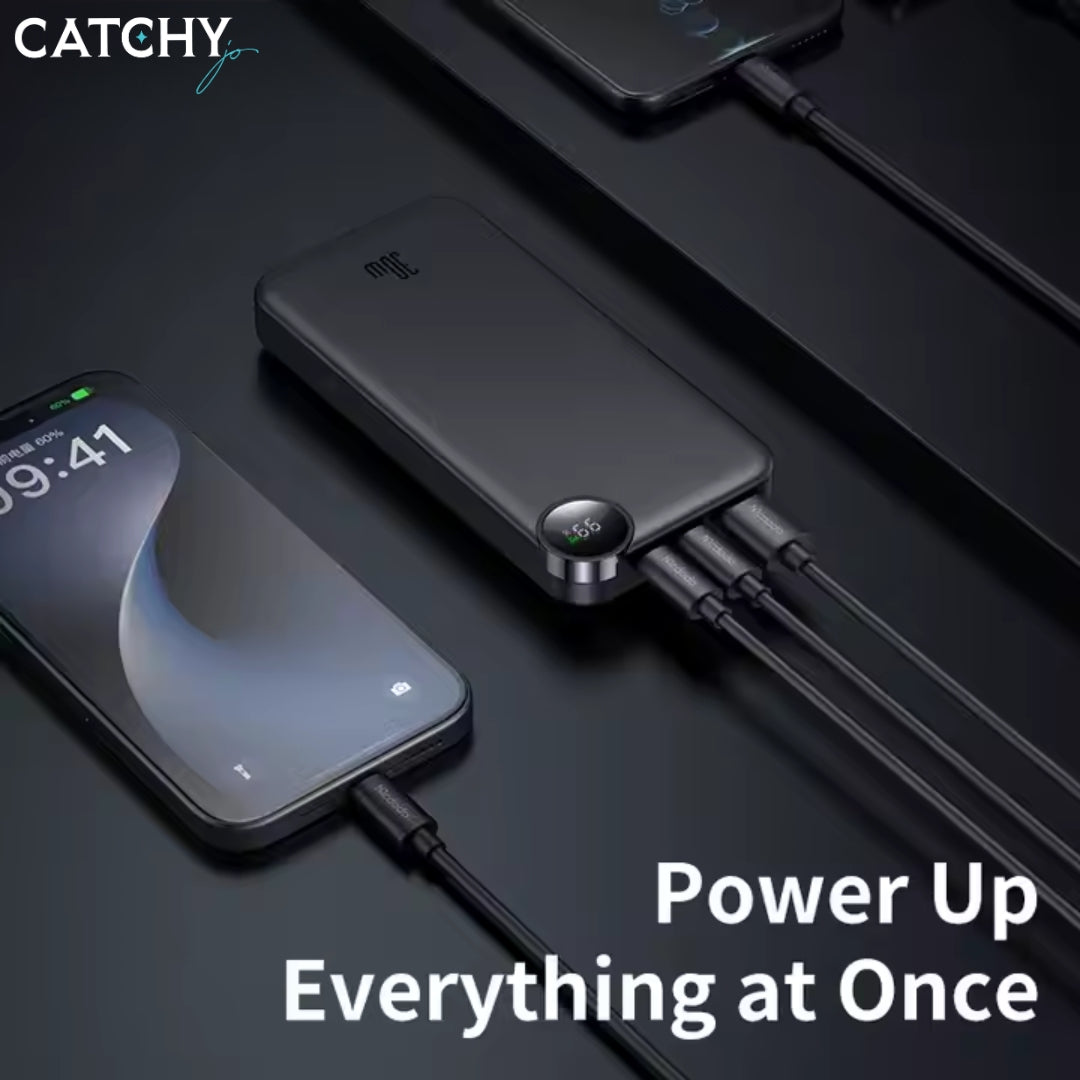 MCDODO 385 Dual USB-C 3-Ports Power Bank 30W (10000mAh)