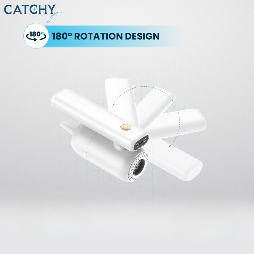 Powerology 4 in 1 180° Foldable Car Vacuum Cleaner