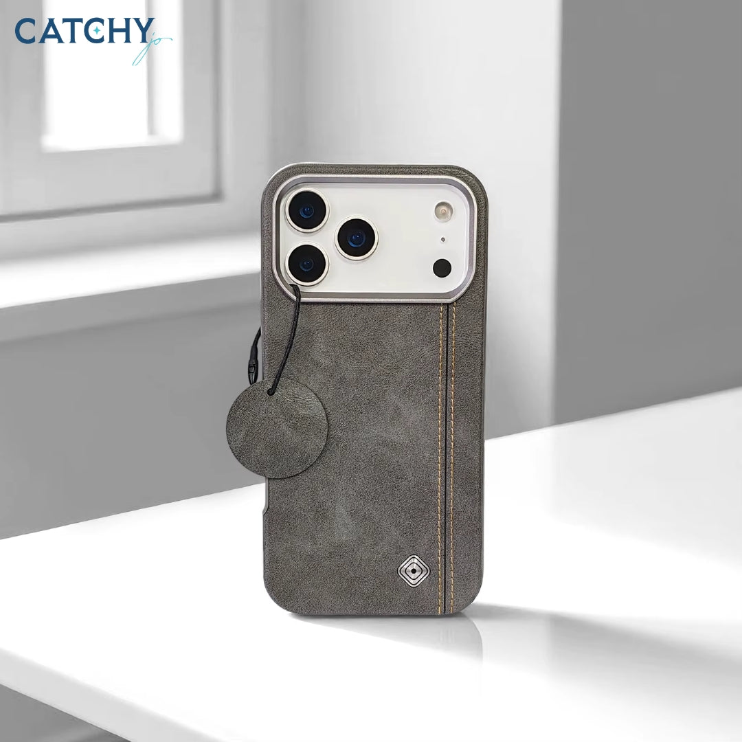 iPhone Luxury Business Artificial Leather Magnetic Case