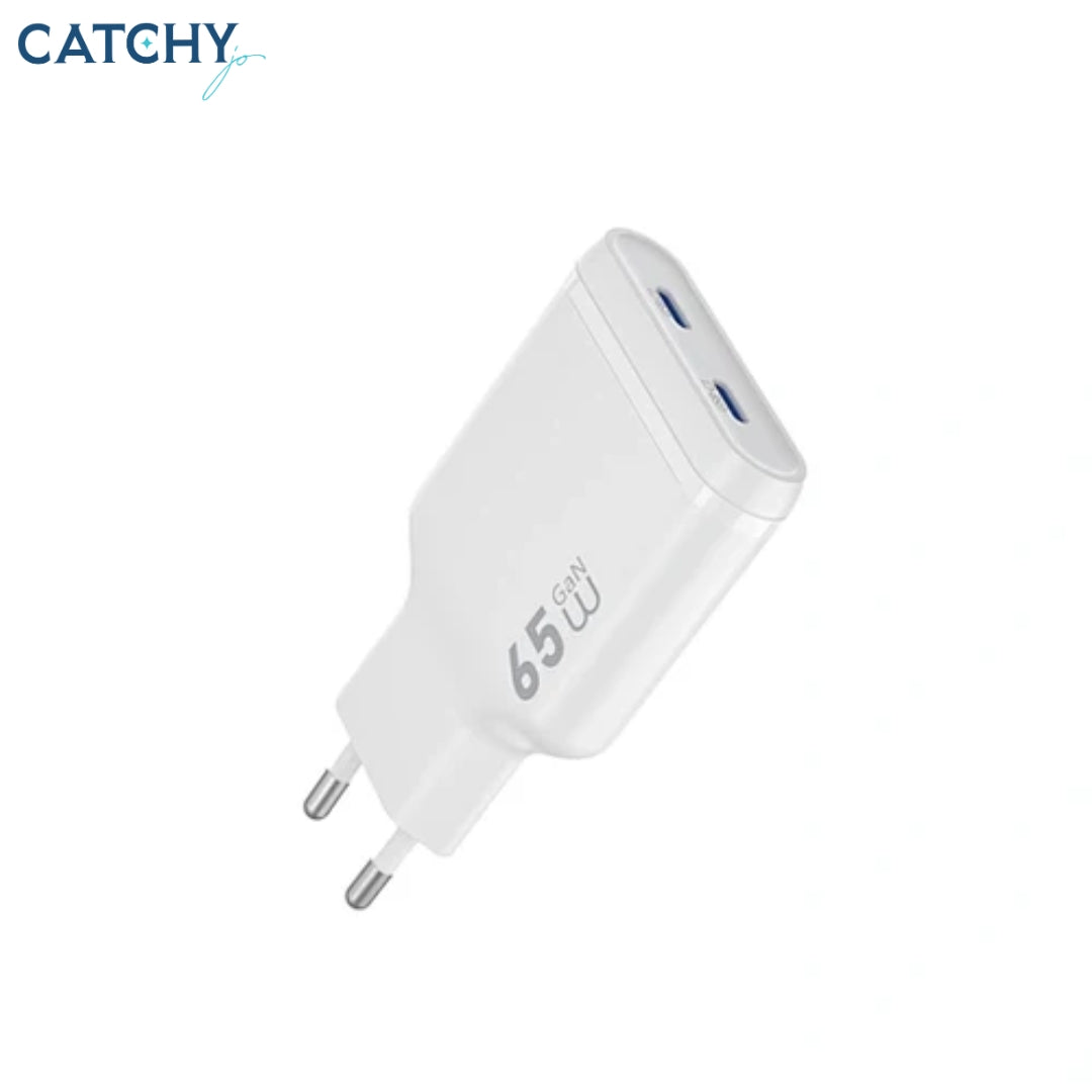 WiWU Wi-G035 Essen Slim Ultra Compact GaN Charger (65W)