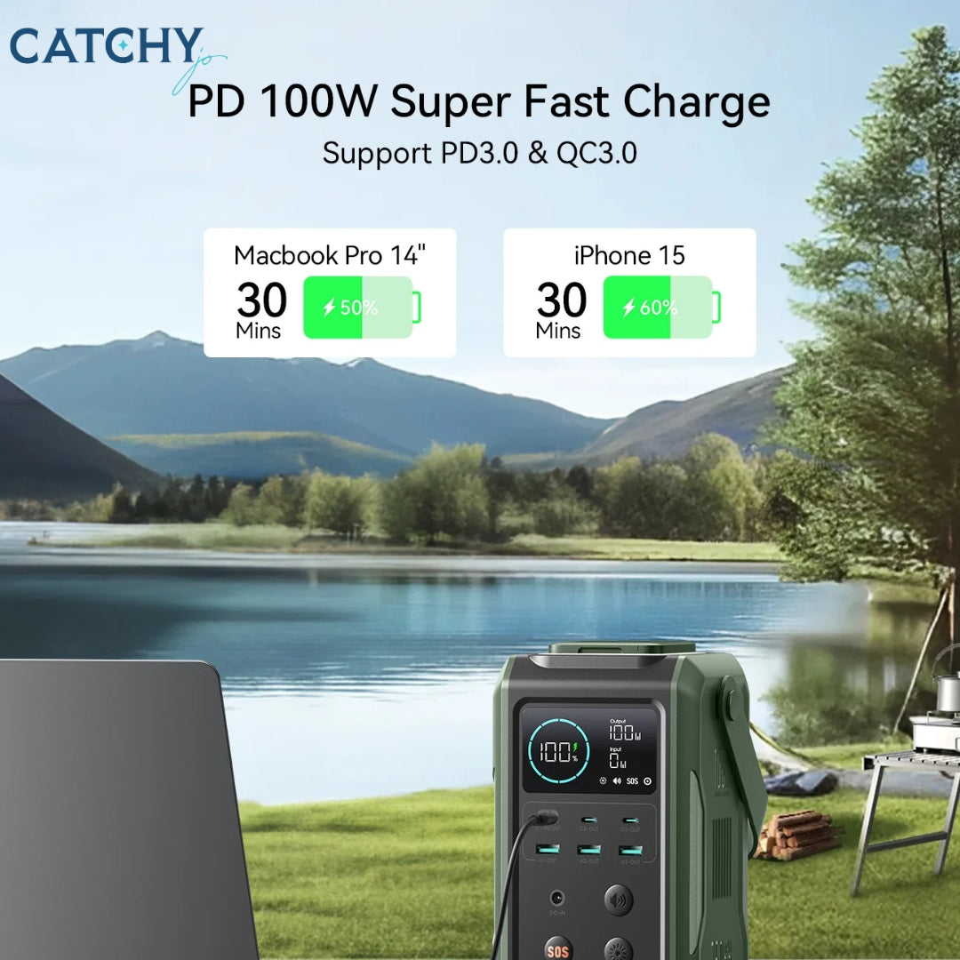 JOYROOM JR-PBF10 Power Bank With Retractable Light (75000mAh)