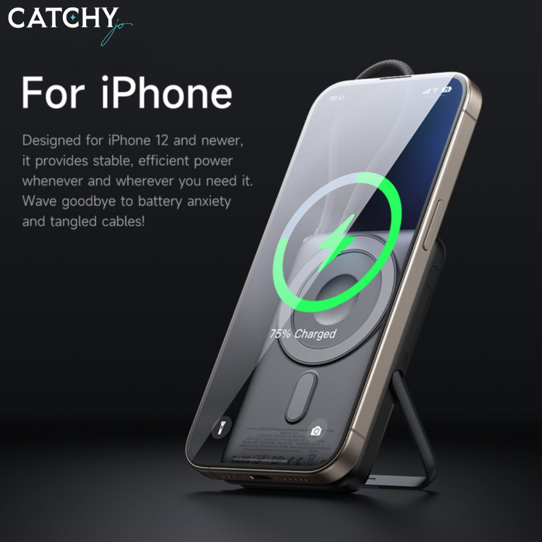 MCDODO 632 Digital Display Magnetic Power Bank With USB-C Cable (10000mAh)