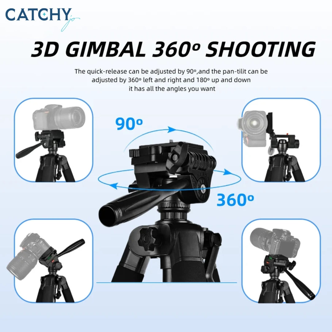 Koosda KSD-980 Professional Tripod For Cell Phone and Camera (2.1M)