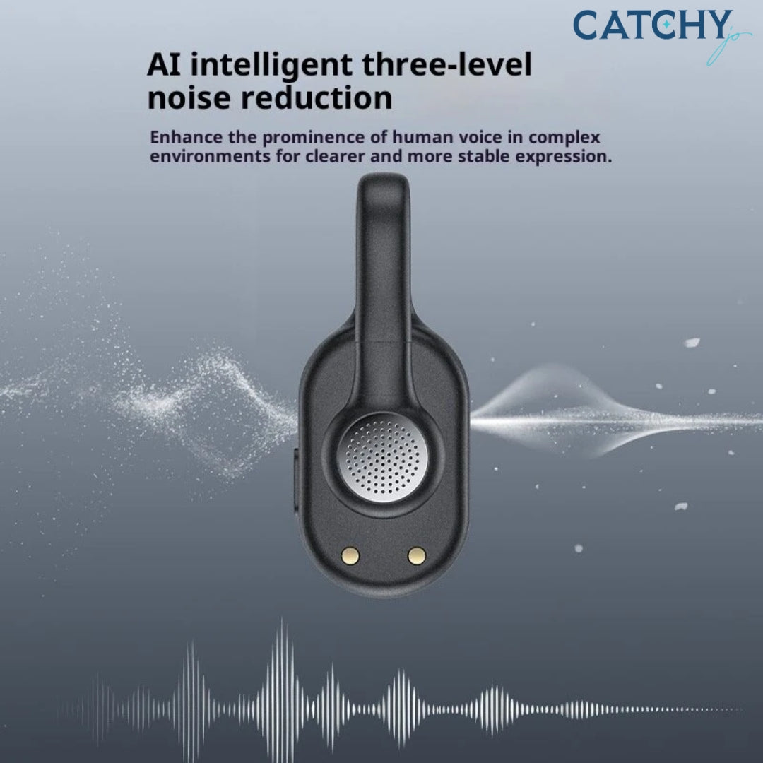 YESIDO KR24 Lightning Wireless Lavalier AI Noise Cancelling Microphone