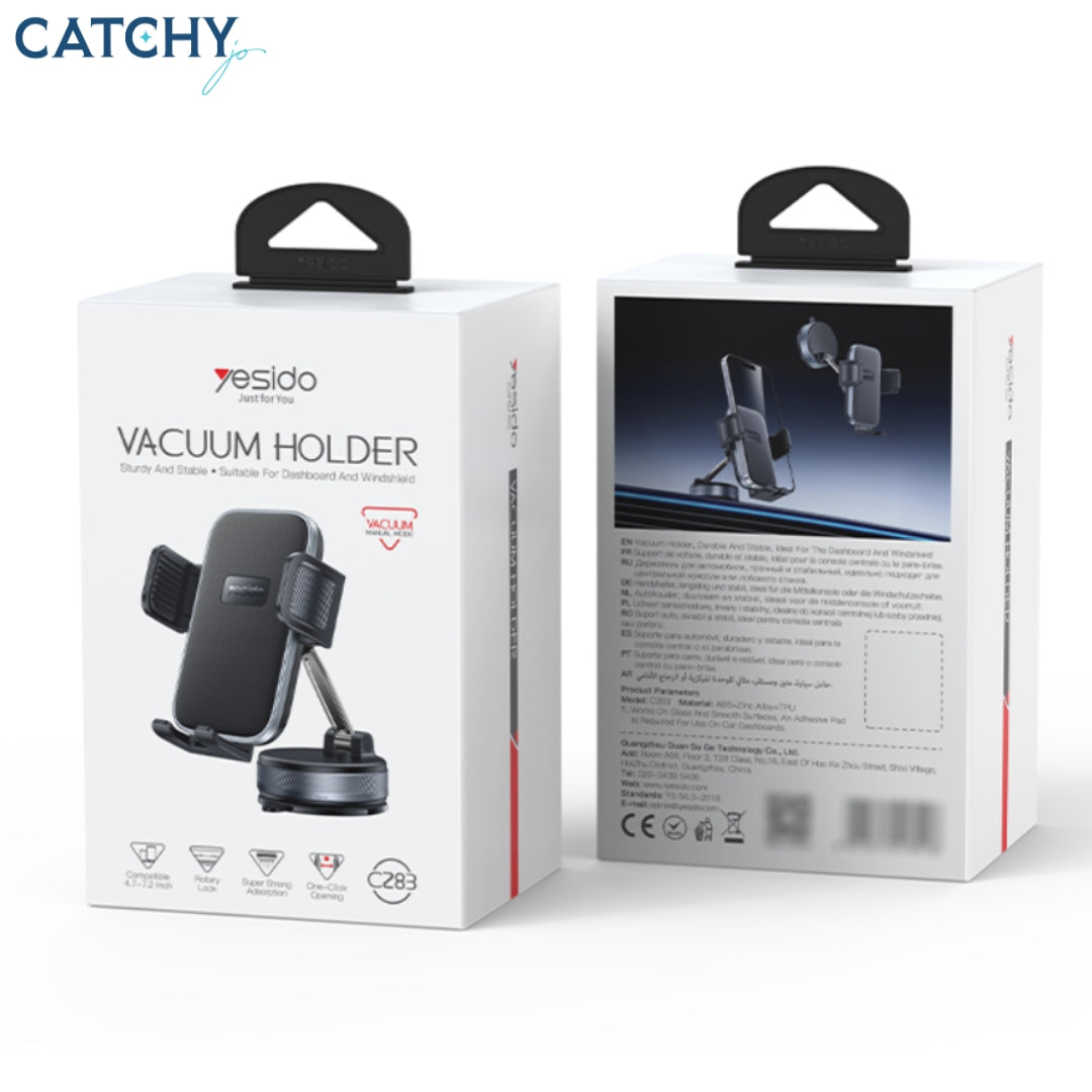 YESIDO C283 Suction 360° Car Phone Holder