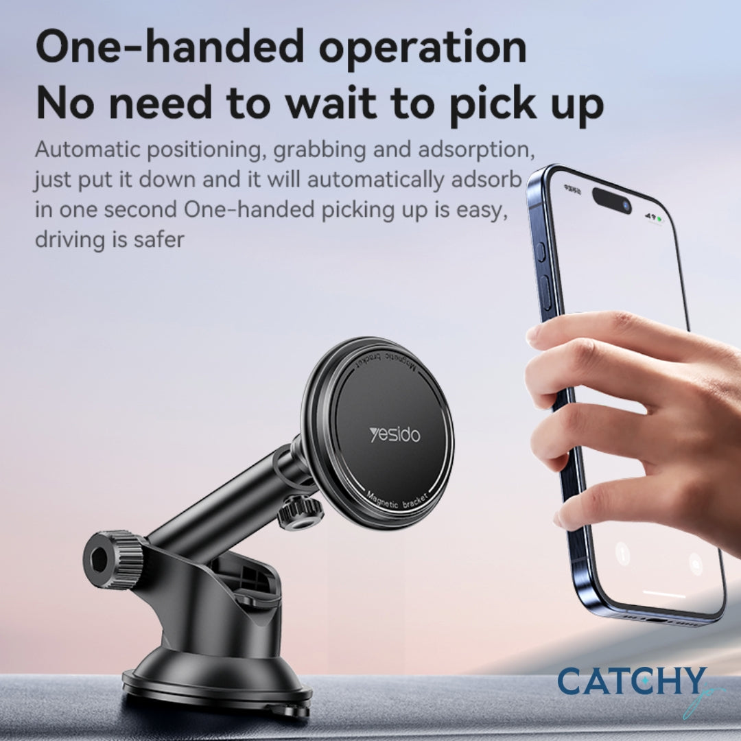 YESIDO C269 Magnetic Suction Cup Car Phone Holder