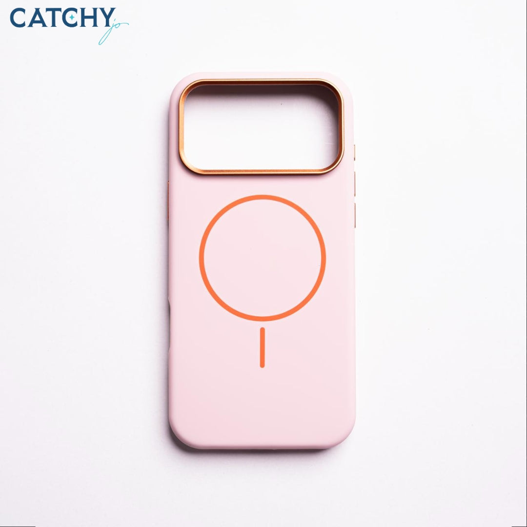 iPhone Silicone MagSafe Slim Case With Metal Camera Frame (2)
