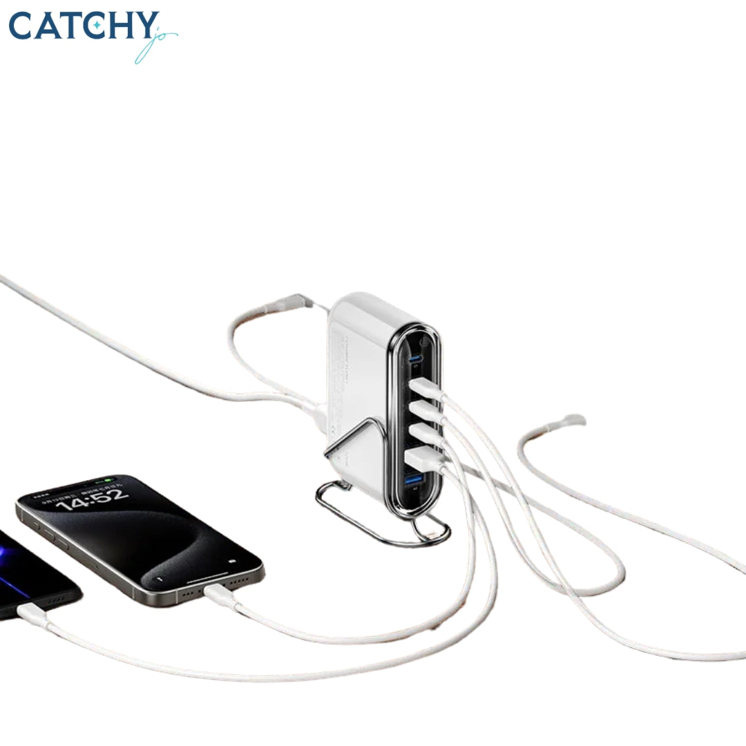 Mobile Phone Charger With 1 Charge Flow & 6-Port GaN Charger (120W)