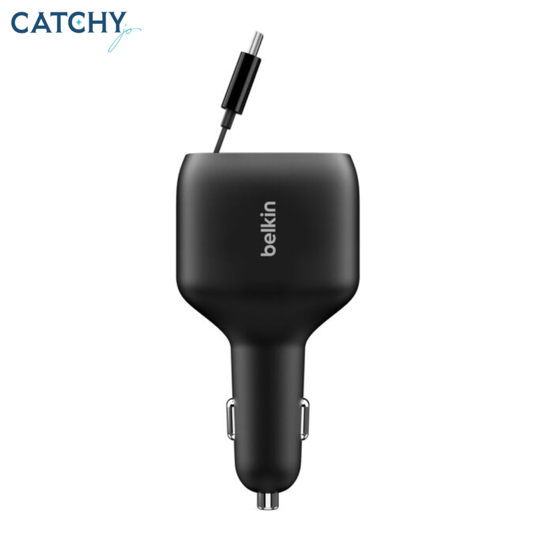 BELKIN BoostCharge Retractable Car Charger (75W)