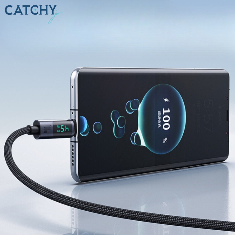 YESIDO CA158 Type-C كابل شحن ونقل بيانات (100W)