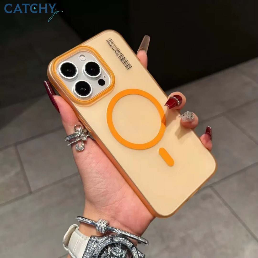 iPhone Sand Magnetic Transparent Case