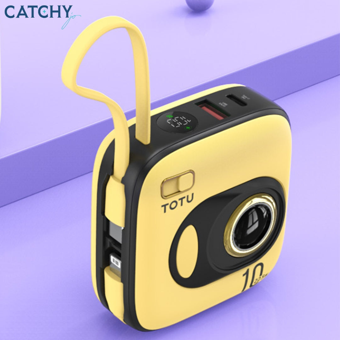 TOTU PB-3-L Dual Fast Charging Cable Power Bank (10000mAh)