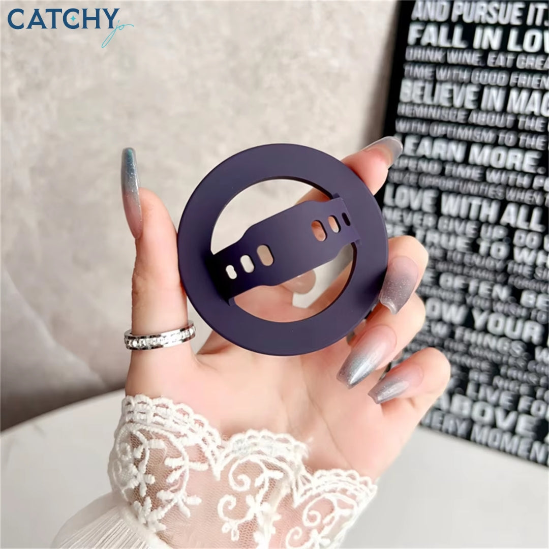 Hollow Strong Magnetic Liquid Silicone Comfortable Phone Holder