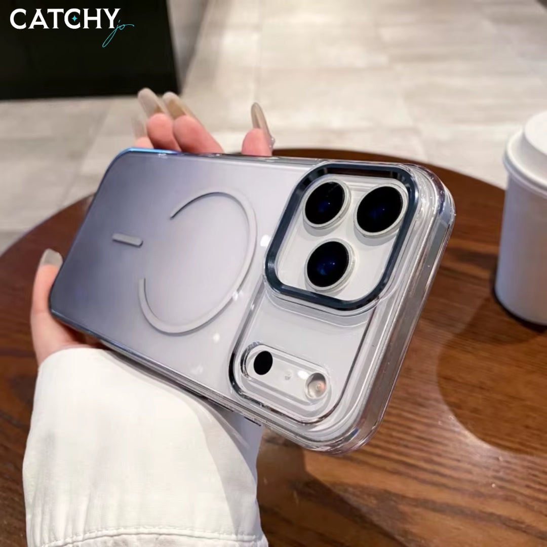 iPhone Clear Gradient Clear Magnetic Case