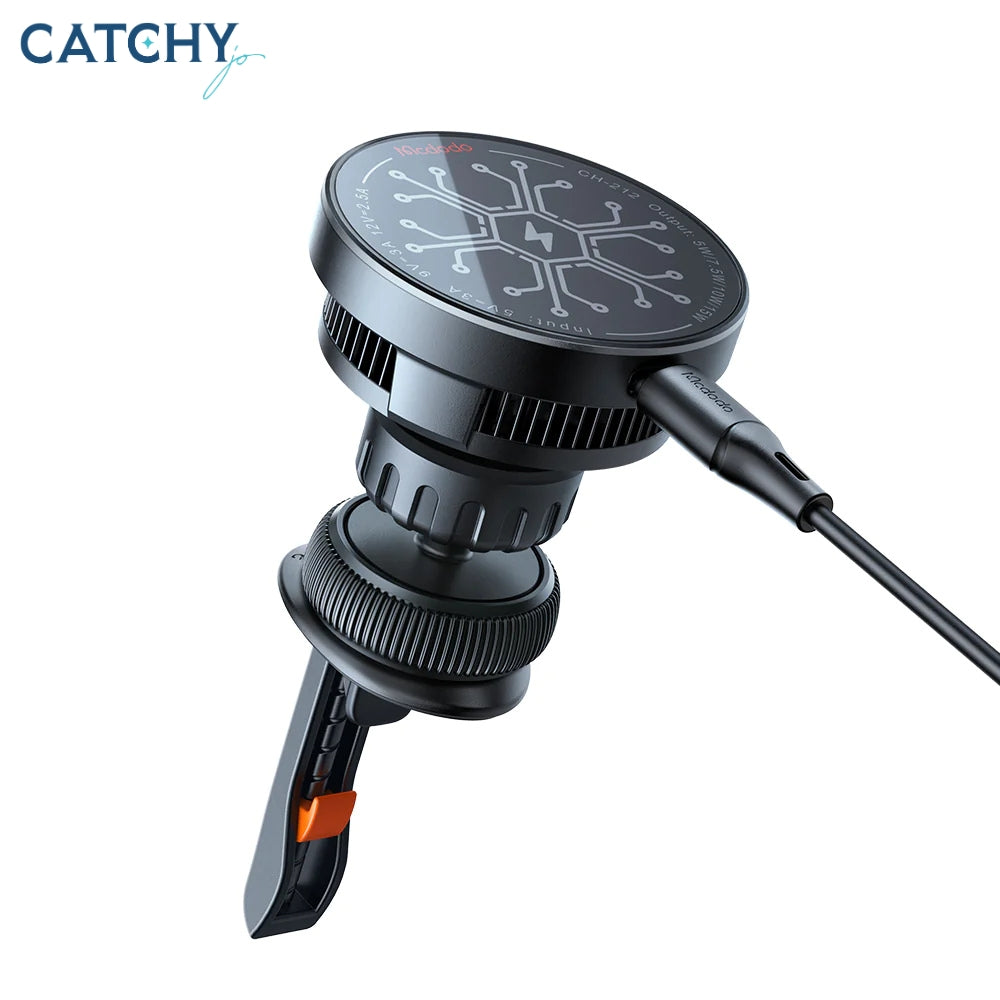 MCDODO CH-2130 Magnetic Radiator Wireless Car Charger (15W)