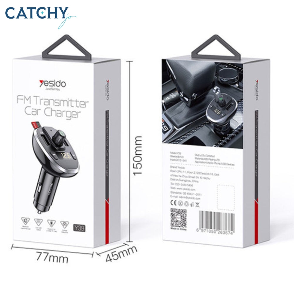 YESIDO Y39 Dual USB Fast Car Charger