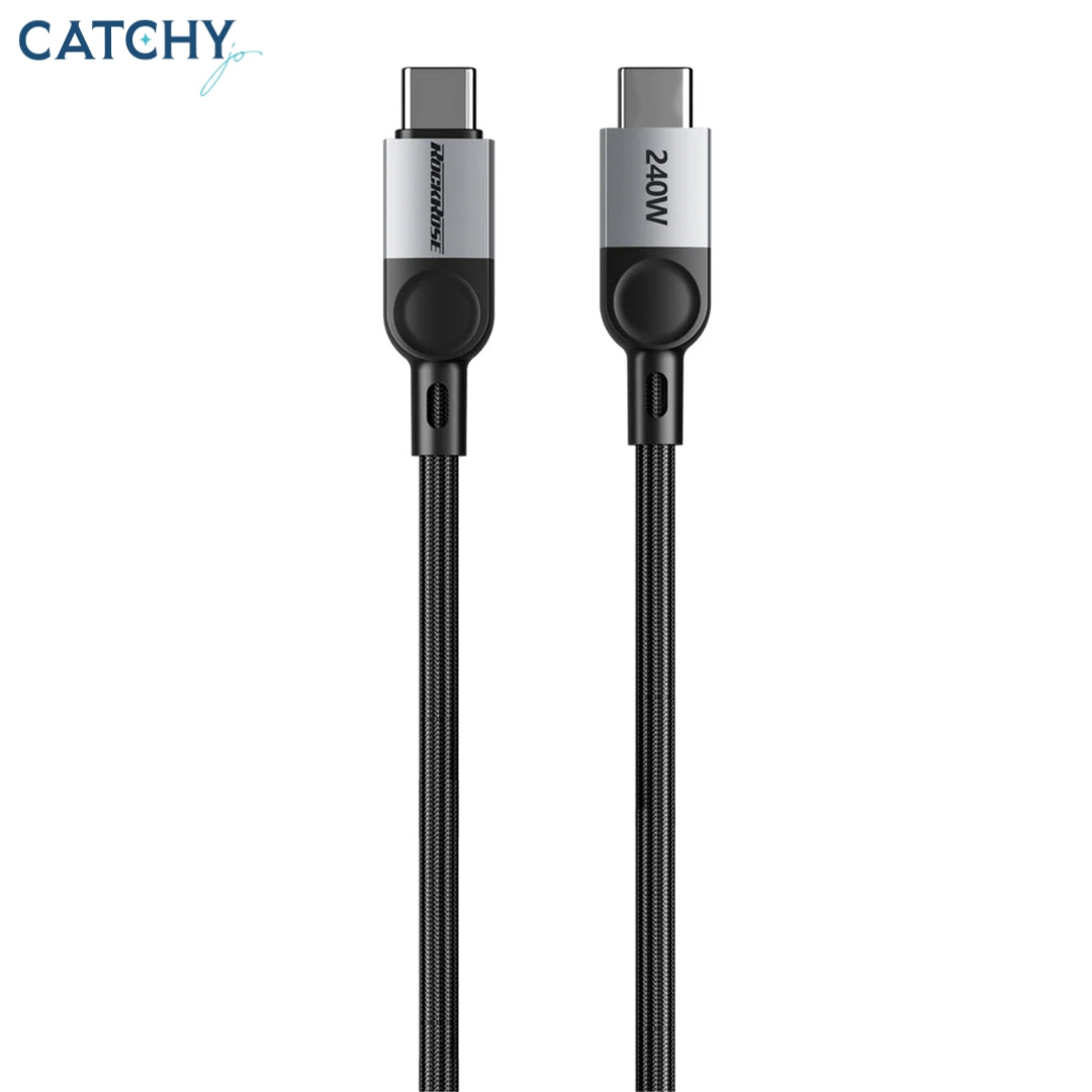 ROCKROSE Sliverline Type-C To Type-C 240W (1M)