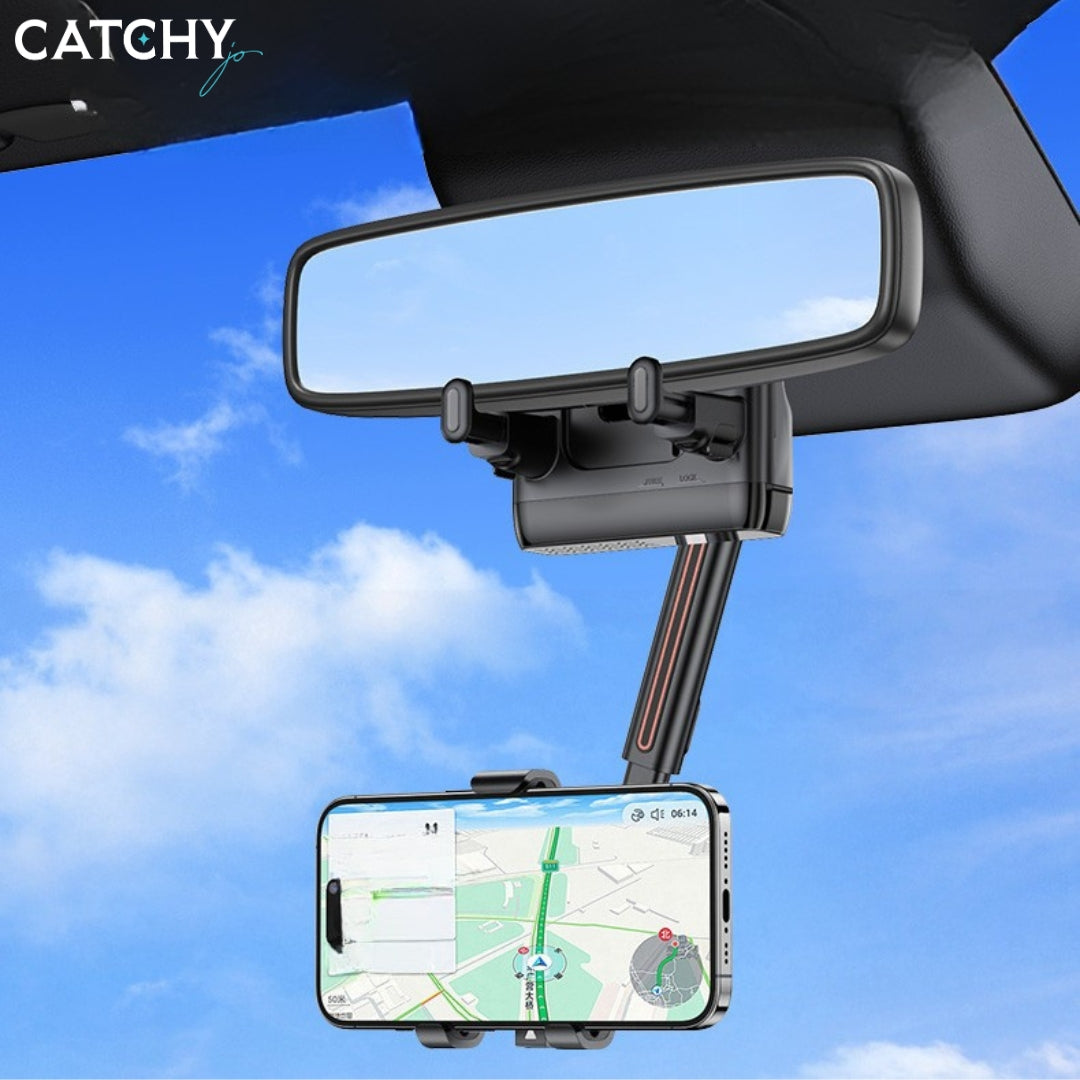YESIDO C265 360 Adjustable Rotation Mirror Car Phone Holder