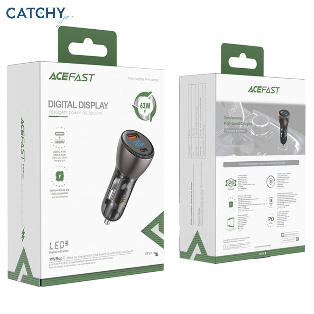 ACEFAST B6 Fast Car Charger (63W)