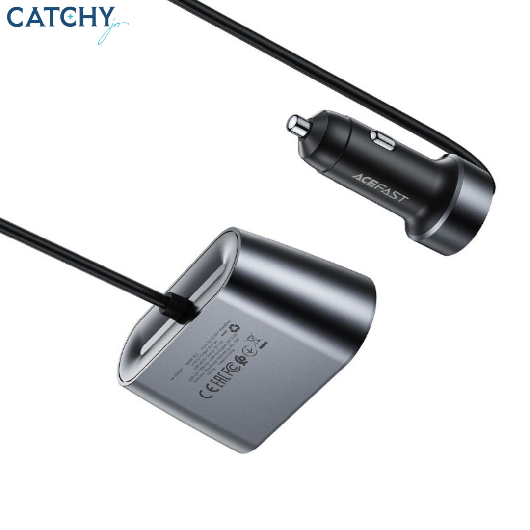 ACEFAST B22 2-in-1 Car Charger Hub Sockets (152W)