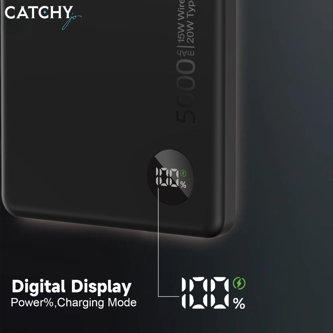 LITO LP08 Small Portable Magnetic Wireless Power Bank