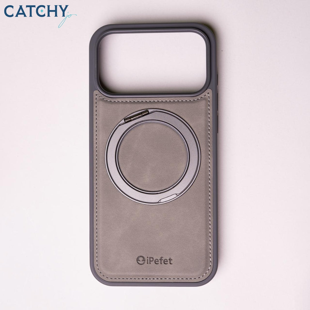 iPefet Leather Case With 360 Stand