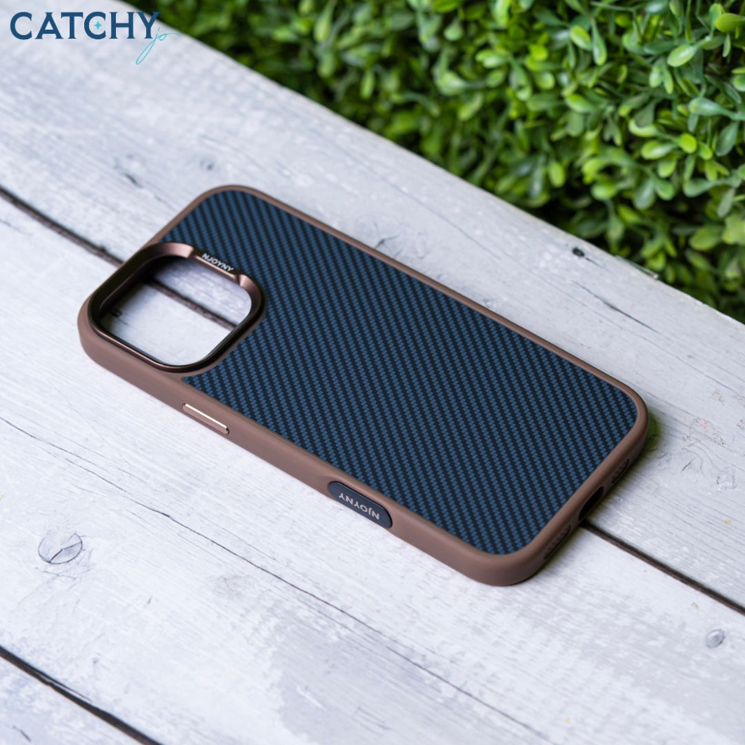 NJOYNY iPhone Carbon Fiber MagSafe Case