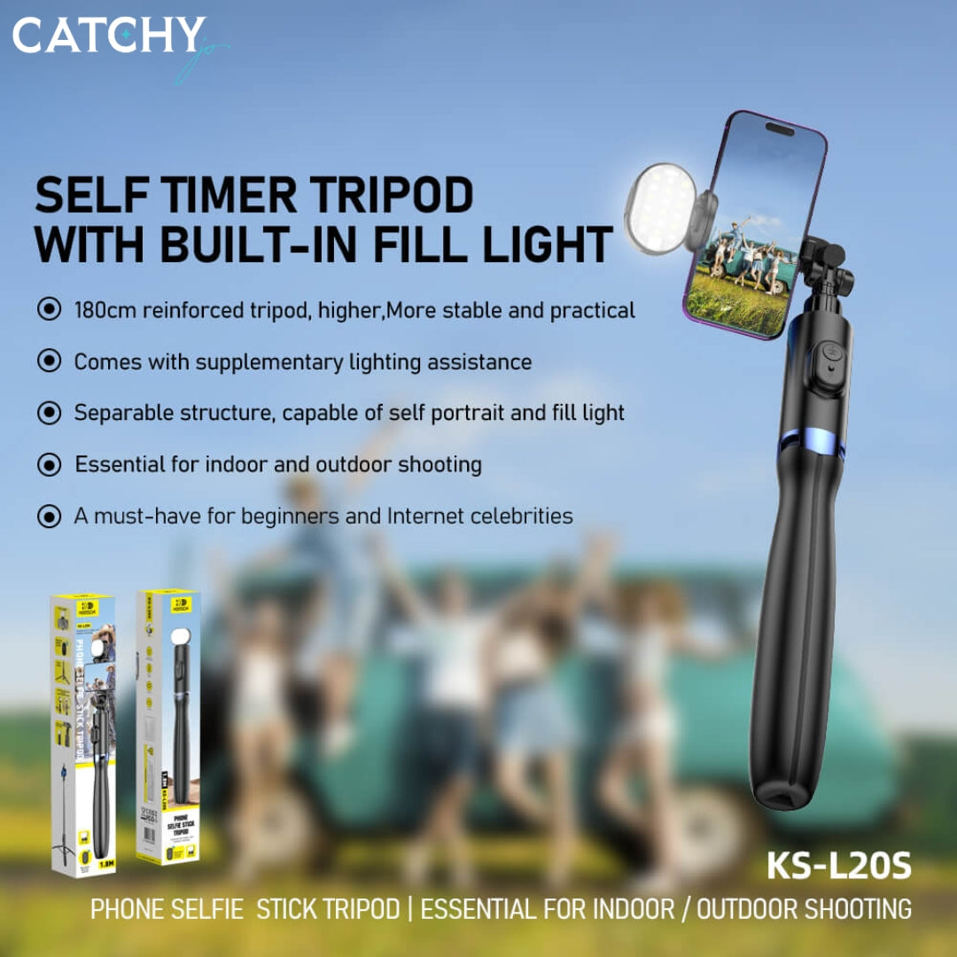 KOOSDA KR L12 Magnetic Fill Light With Phone Stand (400mAh)