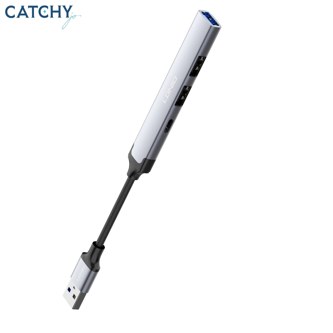 LDINO DS-44C محطة إرساء USB 4 في 1