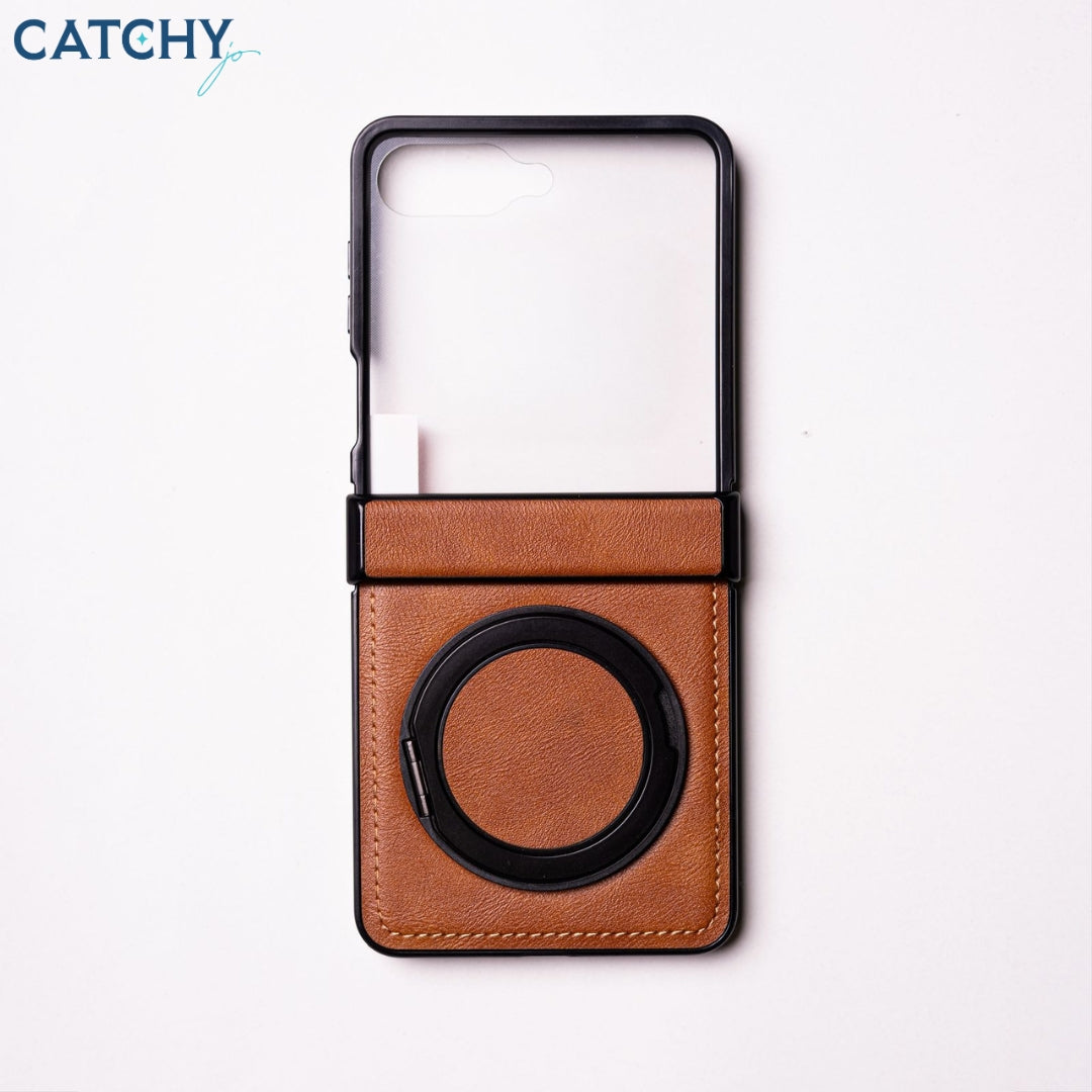 Beunos Samsung Flip Leather Case With 360 Stand