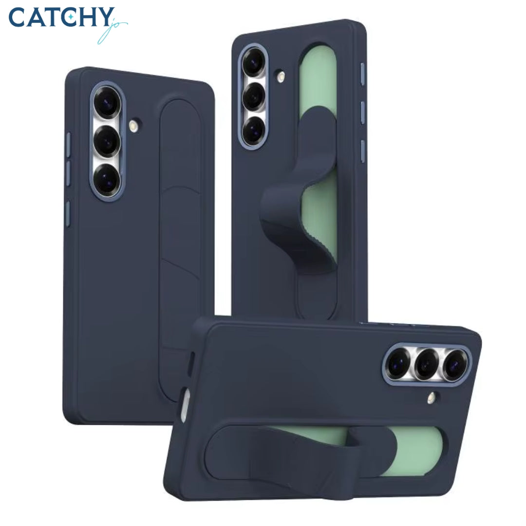 Samsung Leather Phone Case With Clever Wristband