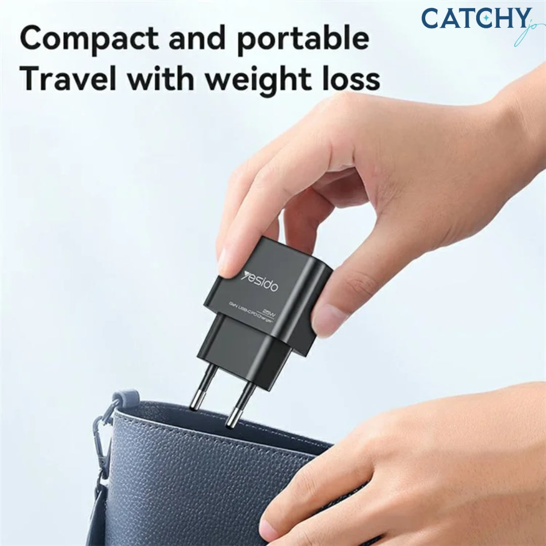 YESIDO YC62 Fast Charging Type-C Adapter (25W)