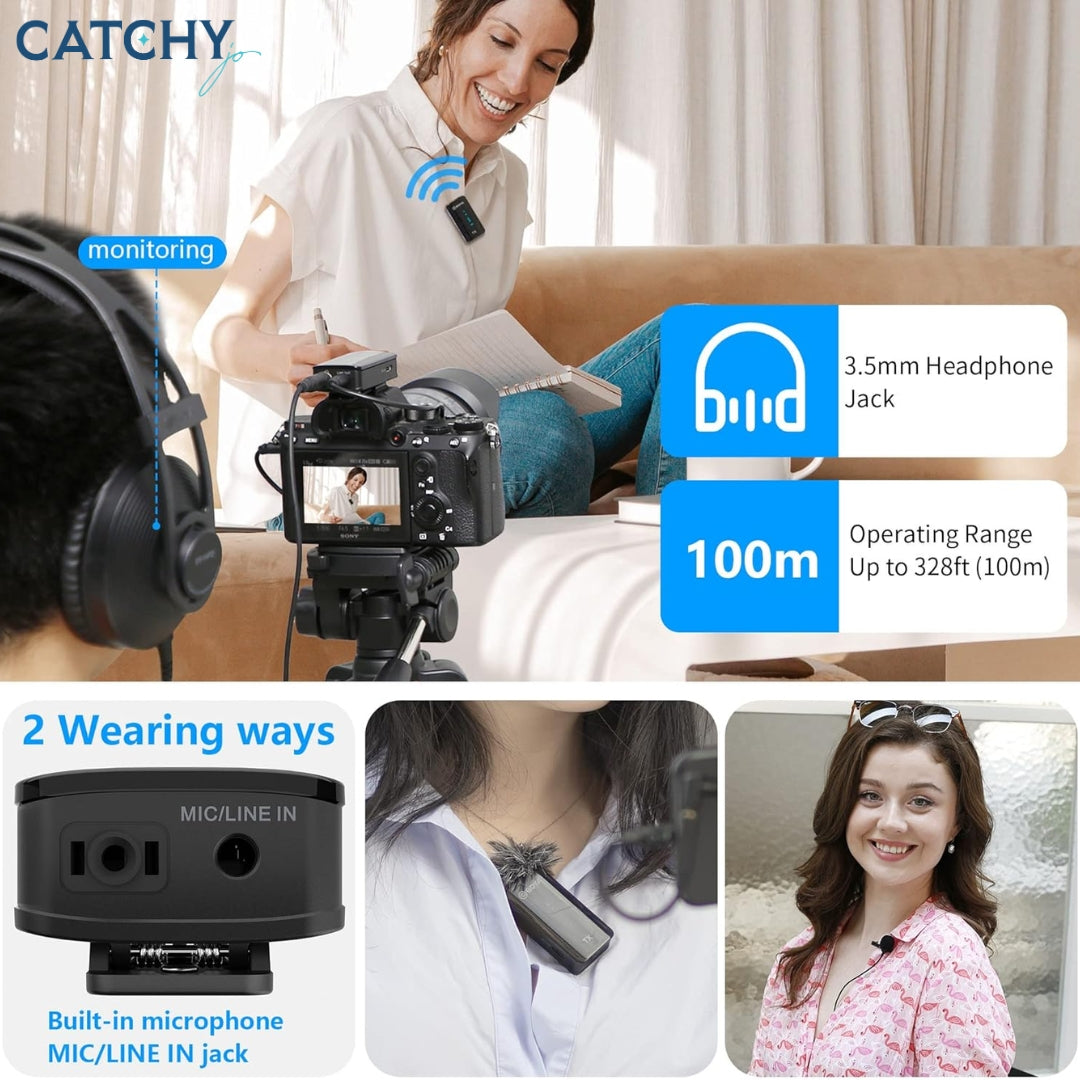 BOYA BY-XM6-S1 Wireless Lavalier Microphone