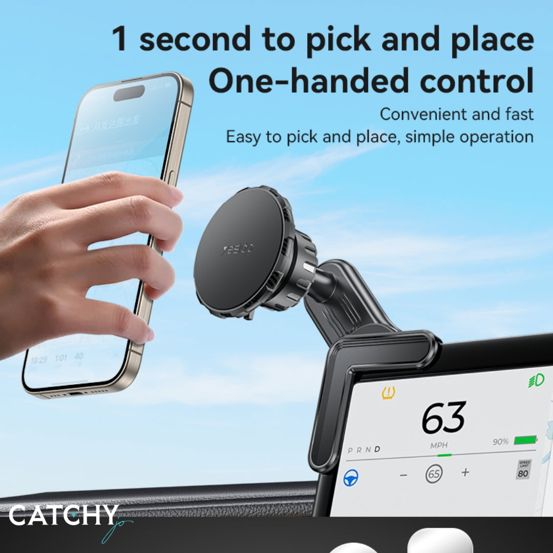 YESIDO C212 360 Degree Magnetic Car Phone Holder