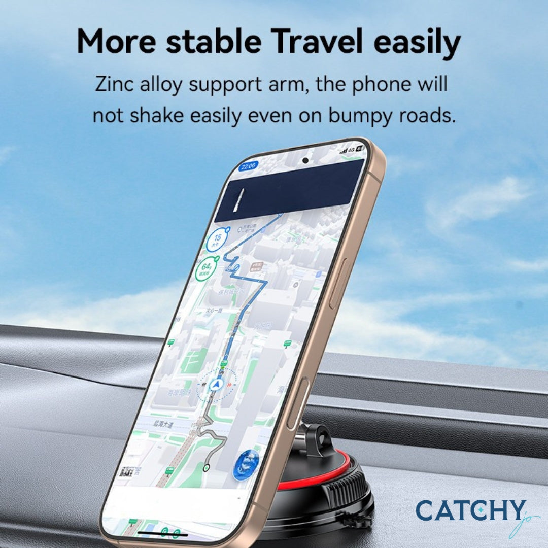 YESIDO C219 360 Rotation & Folding Zinc Magnetic Car Phone Holder